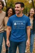 Error 404 Costume T-Shirt: Funny Geeky Halloween Tee