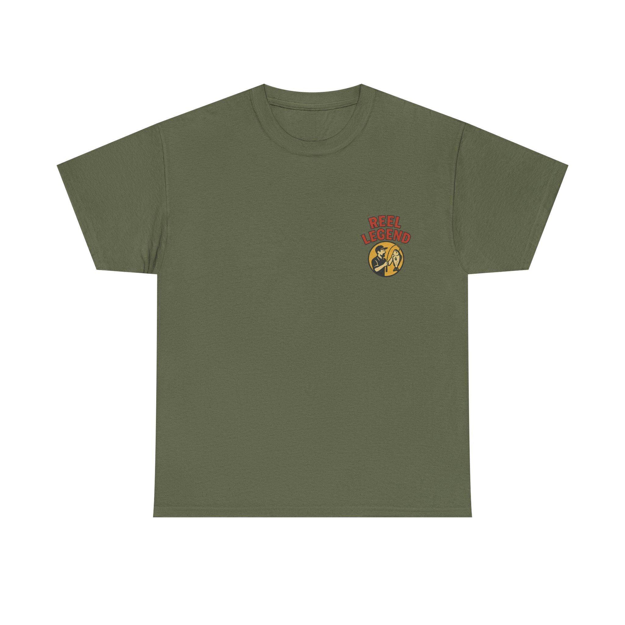 Funny Fishing Club T-Shirt: Master Baiter, Reel Legend - Distressed Cotton Tee