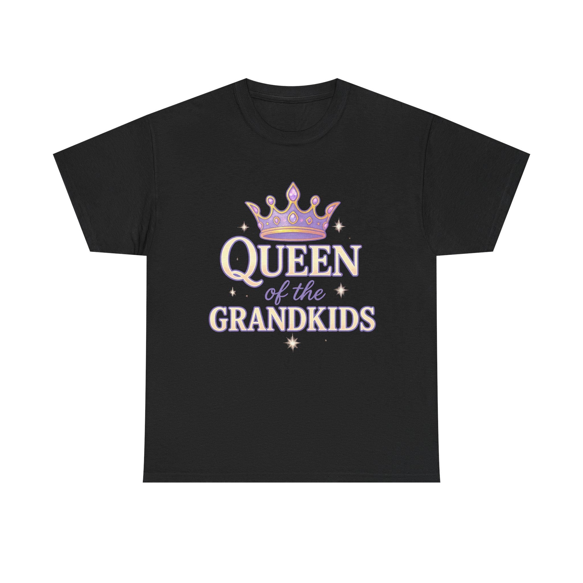Queen of the Grandkids T-Shirt: Funny Grandma Gift