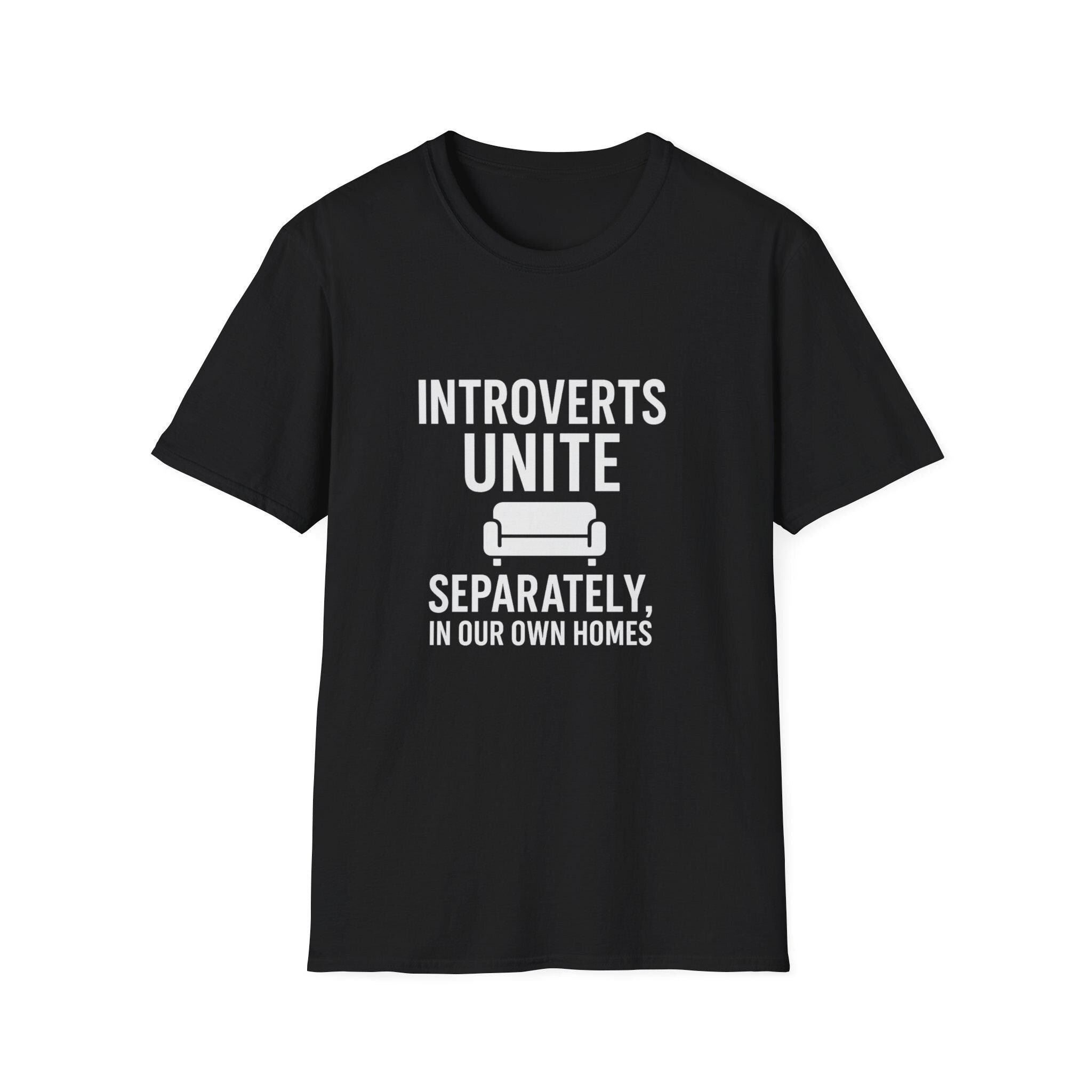 Funny Introvert T-Shirt: Sarcastic Humor, Social Anxiety Cotton Tee