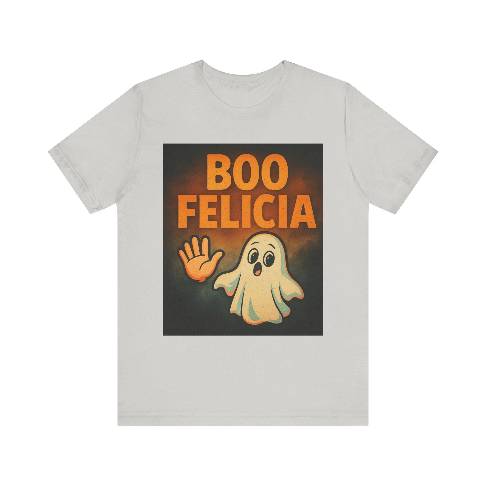 Halloween Ghost Tee, Funny Spooky Shirt, Sassy Party Top, Unisex Jersey Short Sleeve Tee