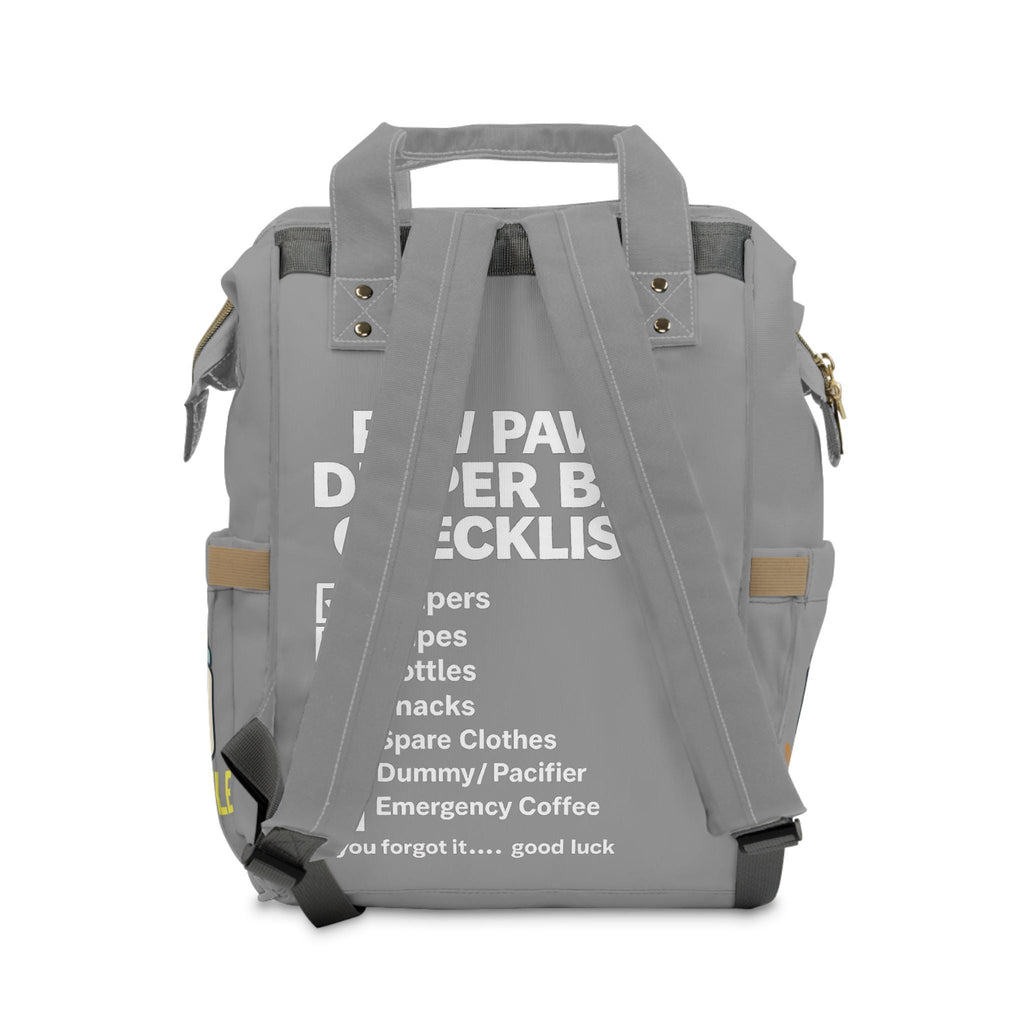 Paw Paw's Survival Kit Diaper Backpack - Funny Grandpa Gift