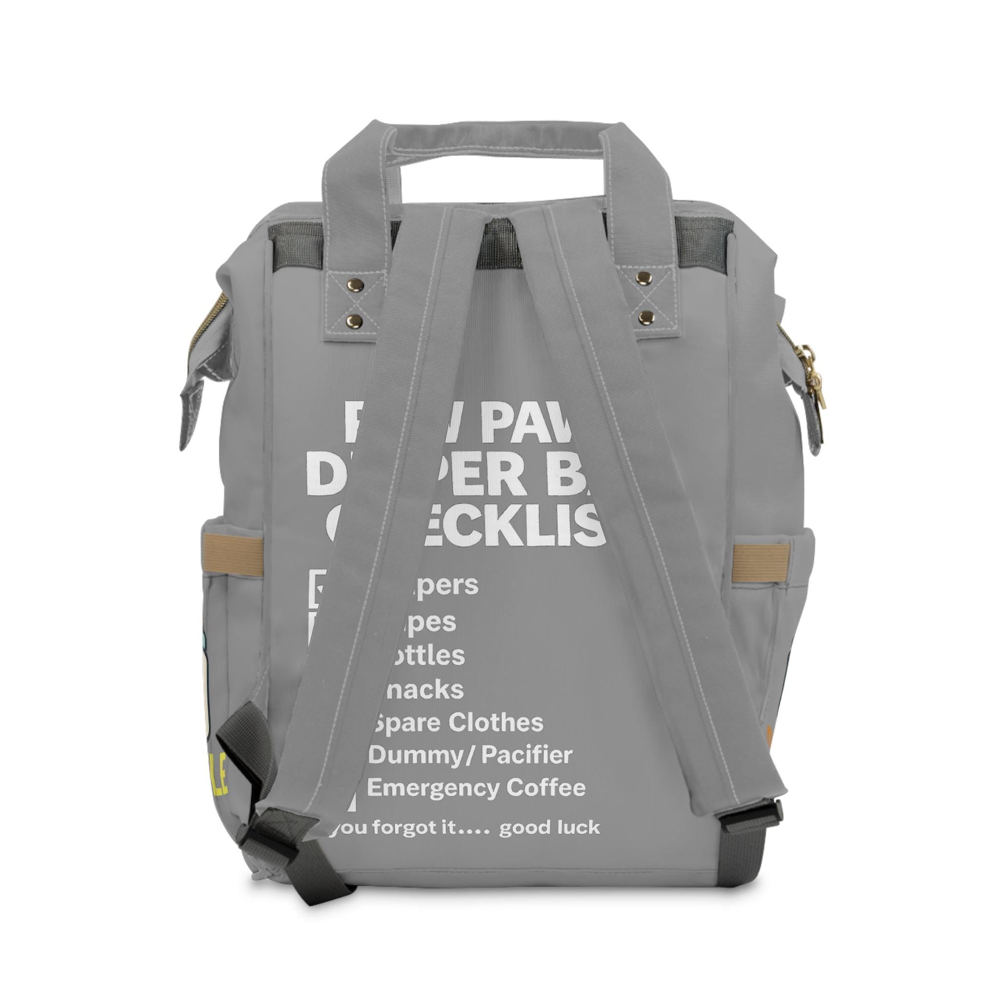 Paw Paw's Survival Kit Diaper Backpack - Funny Grandpa Gift