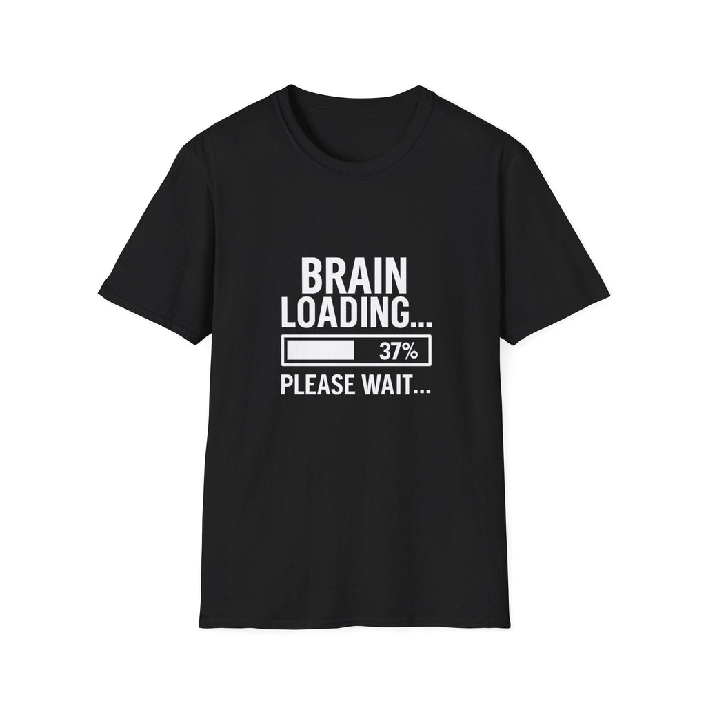 Brain Loading T-Shirt: Funny Geek Gamer Unisex Tee