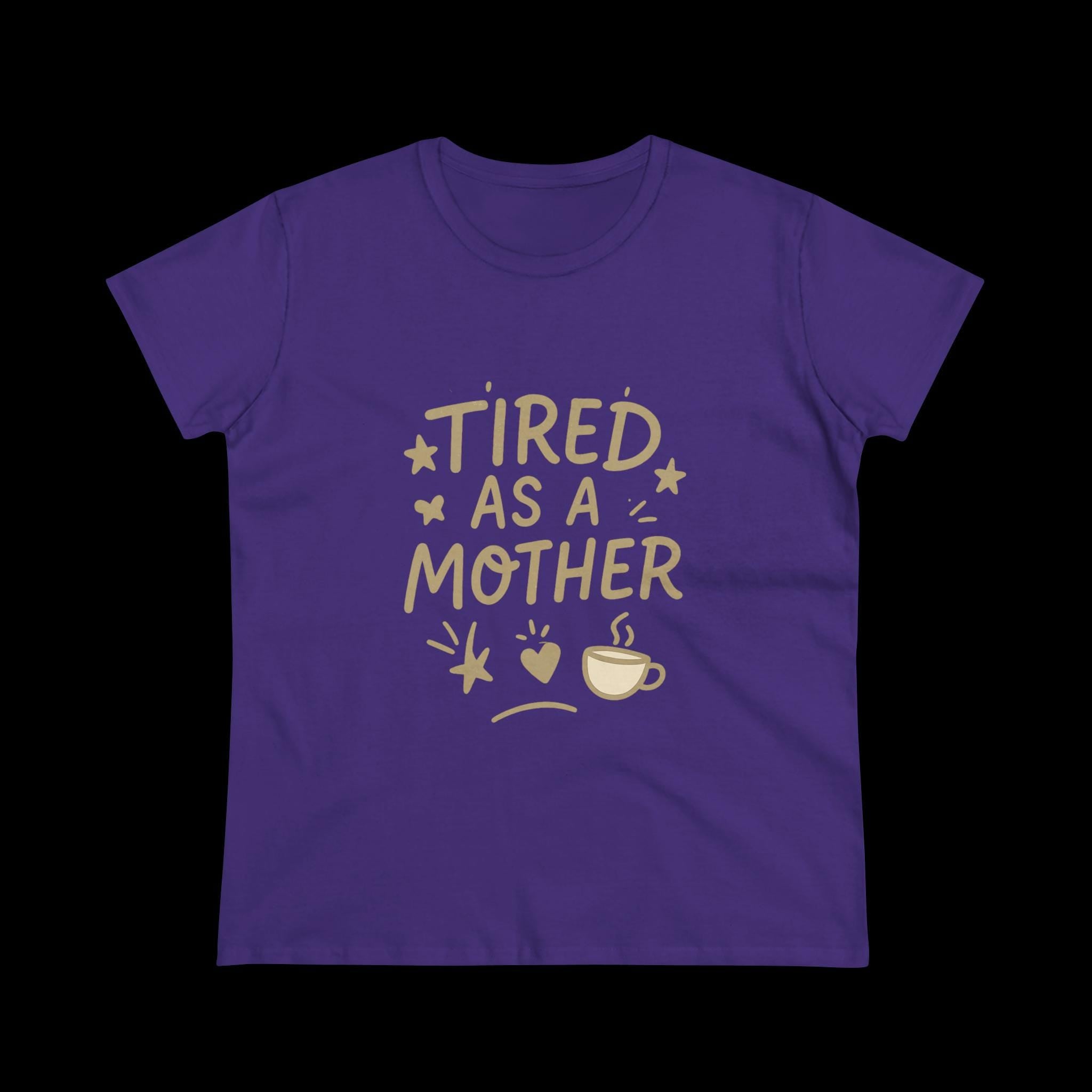 Tired As A Mother Shirt: Funny Mom Life Graphic Tee