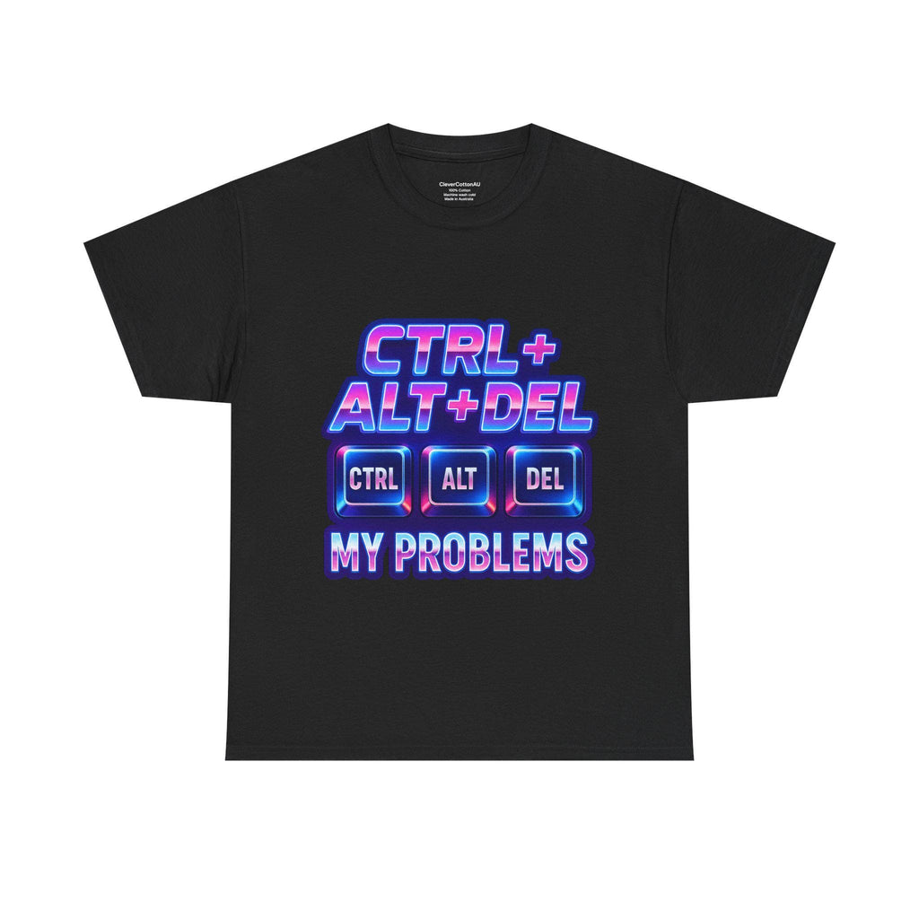 CTRL ALT DEL T-Shirt: Funny Tech Humor Graphic Tee