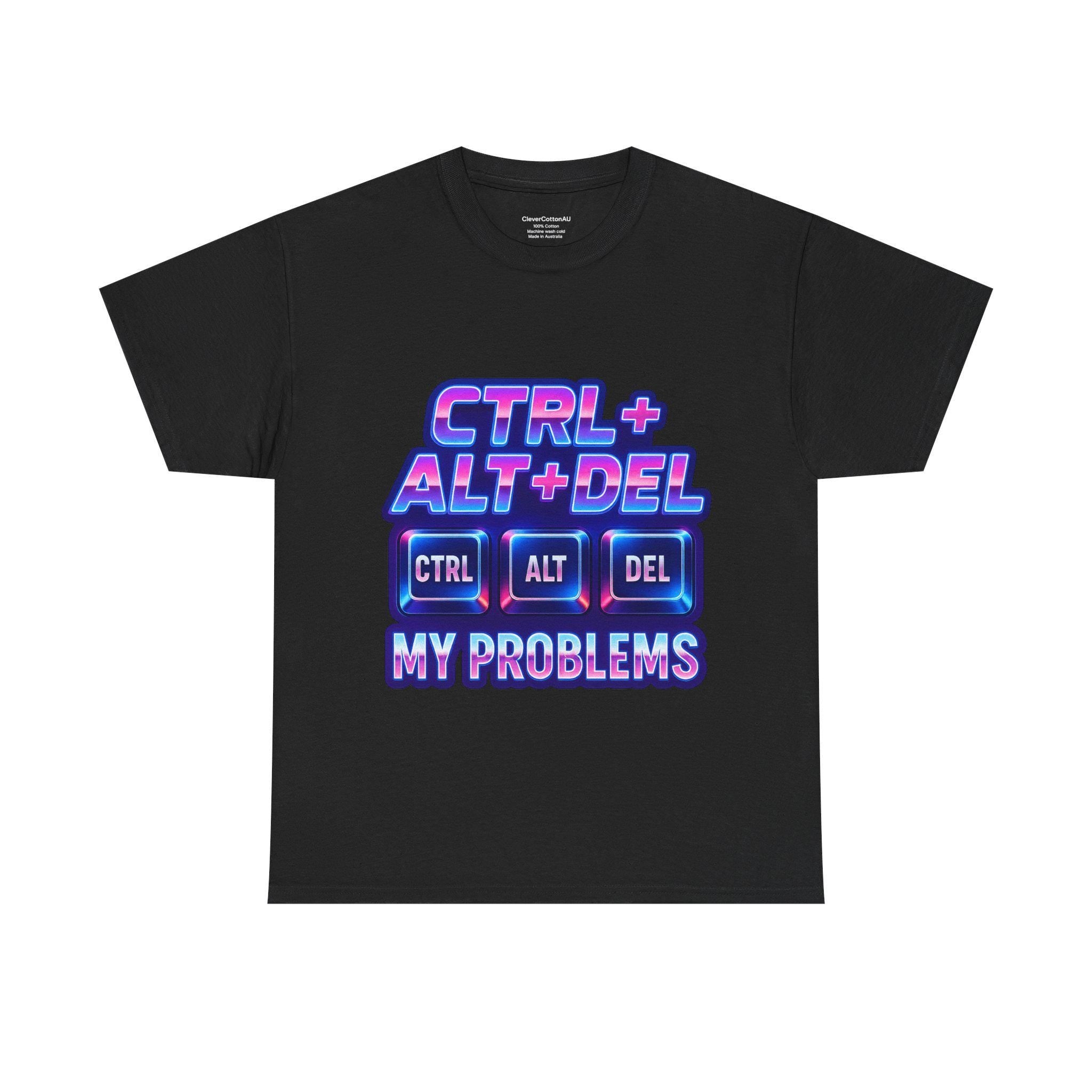 CTRL ALT DEL T-Shirt: Funny Tech Humor Graphic Tee