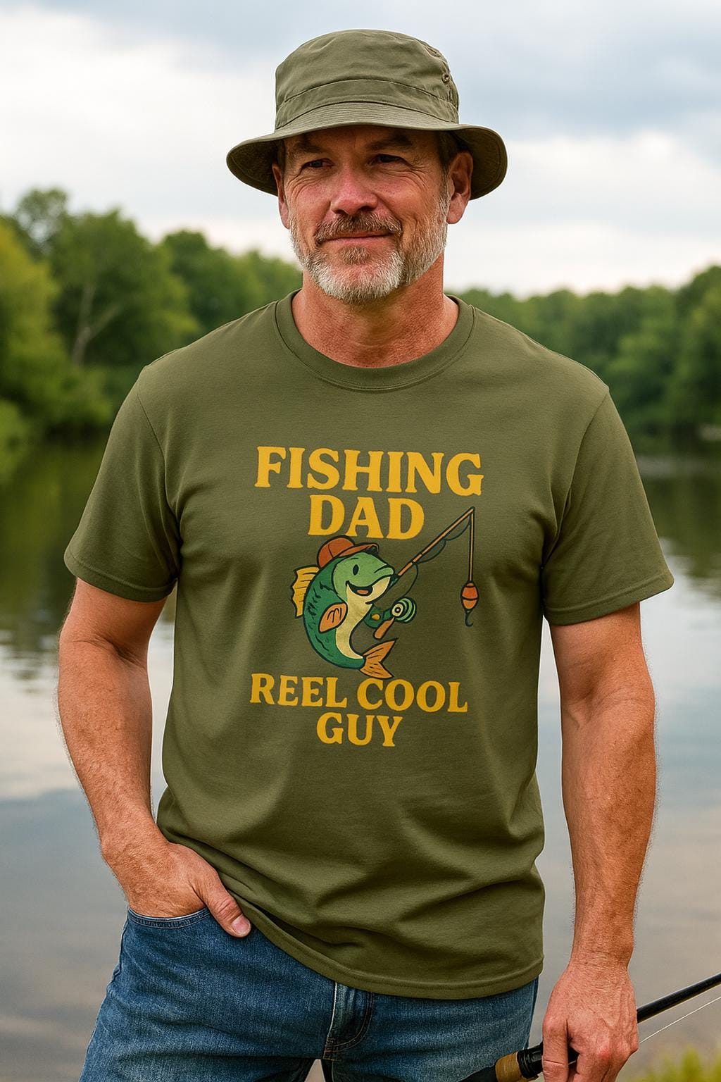 Reel Guy Fishing Dad T-Shirt – Funny Father's Day Gift