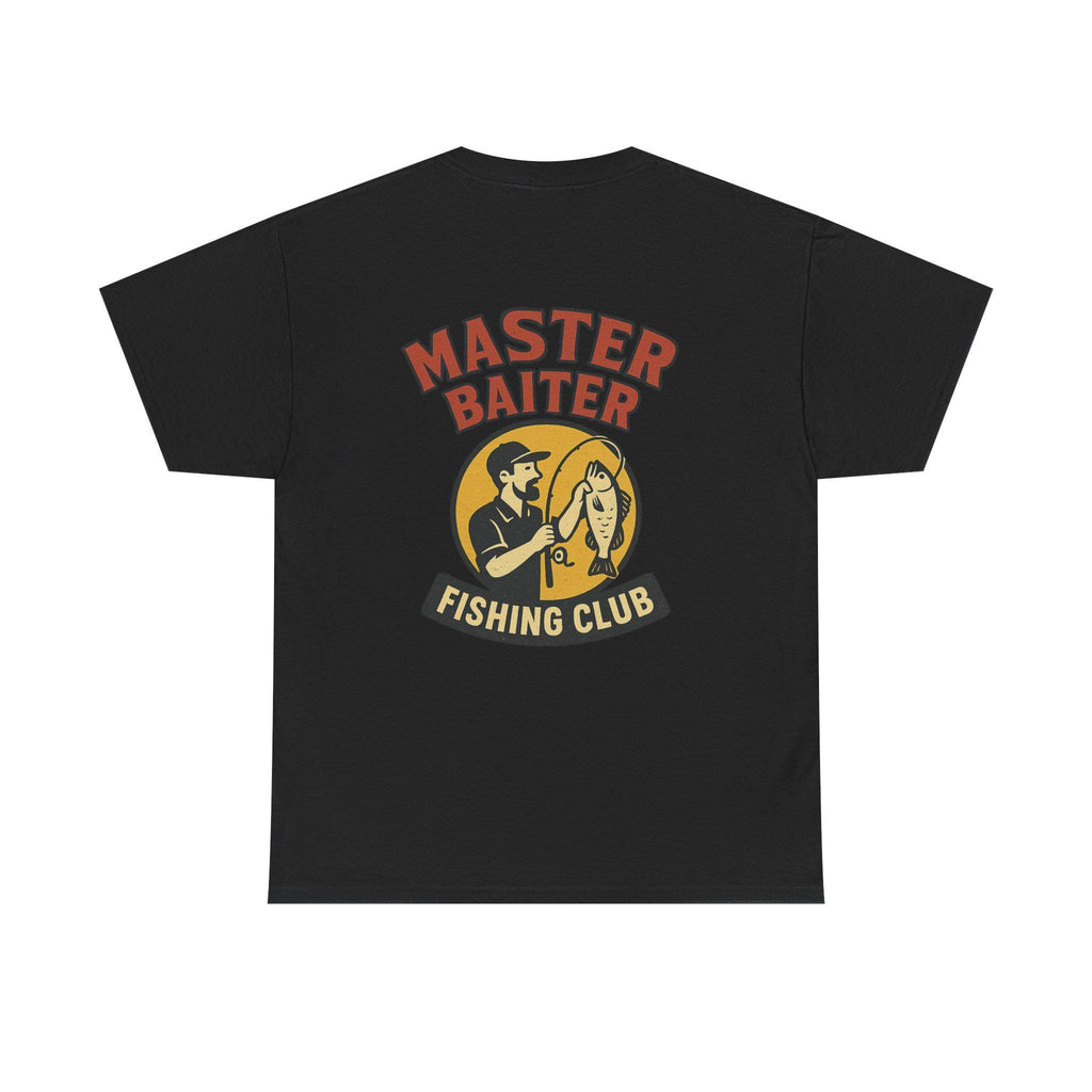 Funny Fishing Club T-Shirt: Master Baiter, Reel Legend - Distressed Cotton Tee