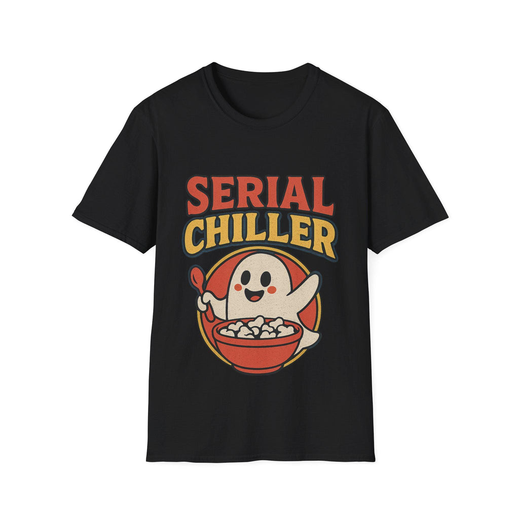 Serial Chiller Halloween T-Shirt: Funny Ghost Cereal Parody