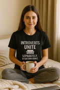Funny Introvert T-Shirt: Sarcastic Humor, Social Anxiety Cotton Tee