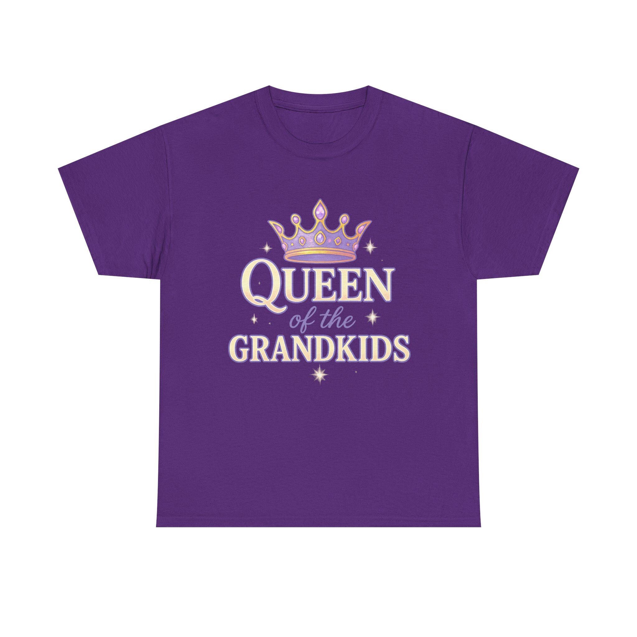 Queen of the Grandkids T-Shirt: Funny Grandma Gift
