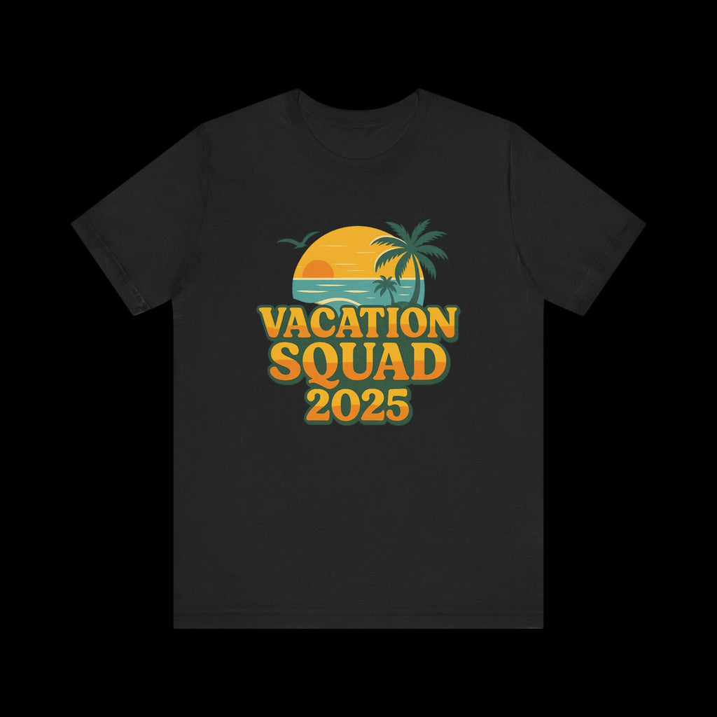 Vacation Squad T-Shirt: Matching Family Trip Shirts, Palm Tree Graphic