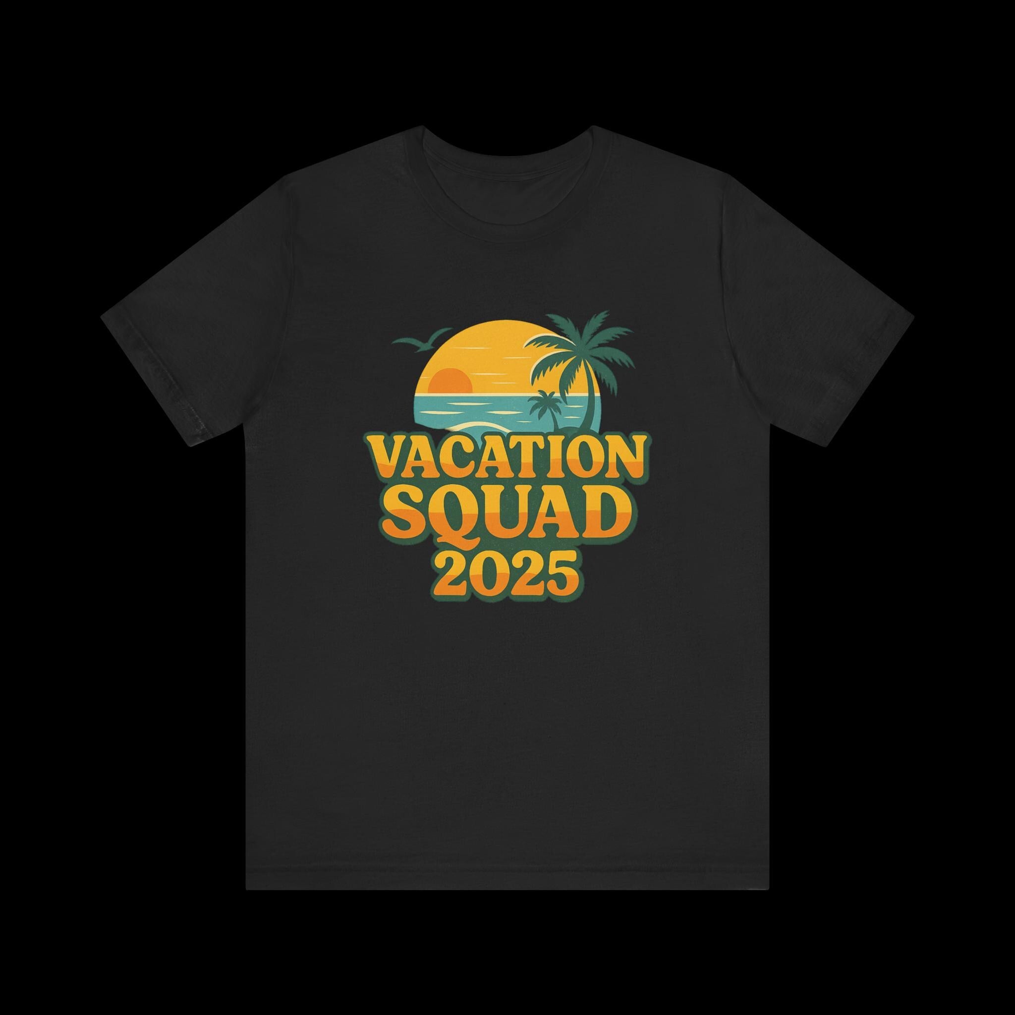 Vacation Squad T-Shirt: Matching Family Trip Shirts, Palm Tree Graphic