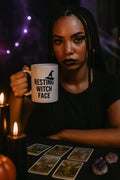 Resting Witch Face Mug: Funny Sarcastic Halloween Coffee Cup