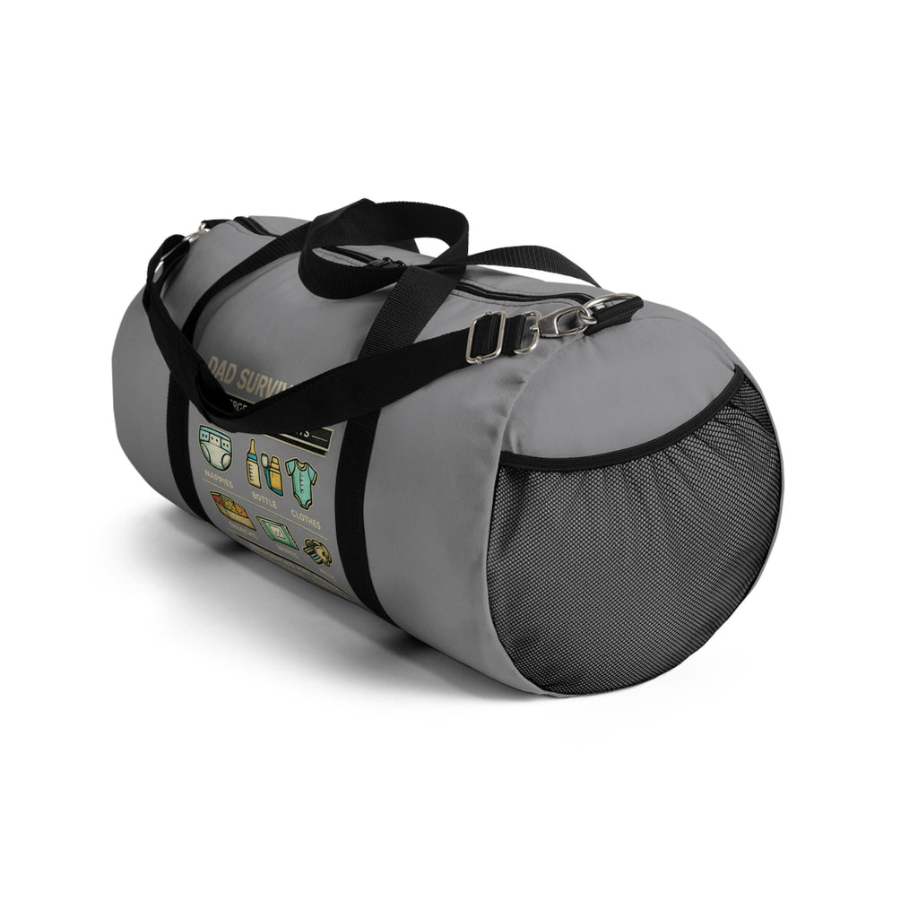 Dad Survival Kit Duffel Bag | Funny Diaper Bag, Emergency Contents