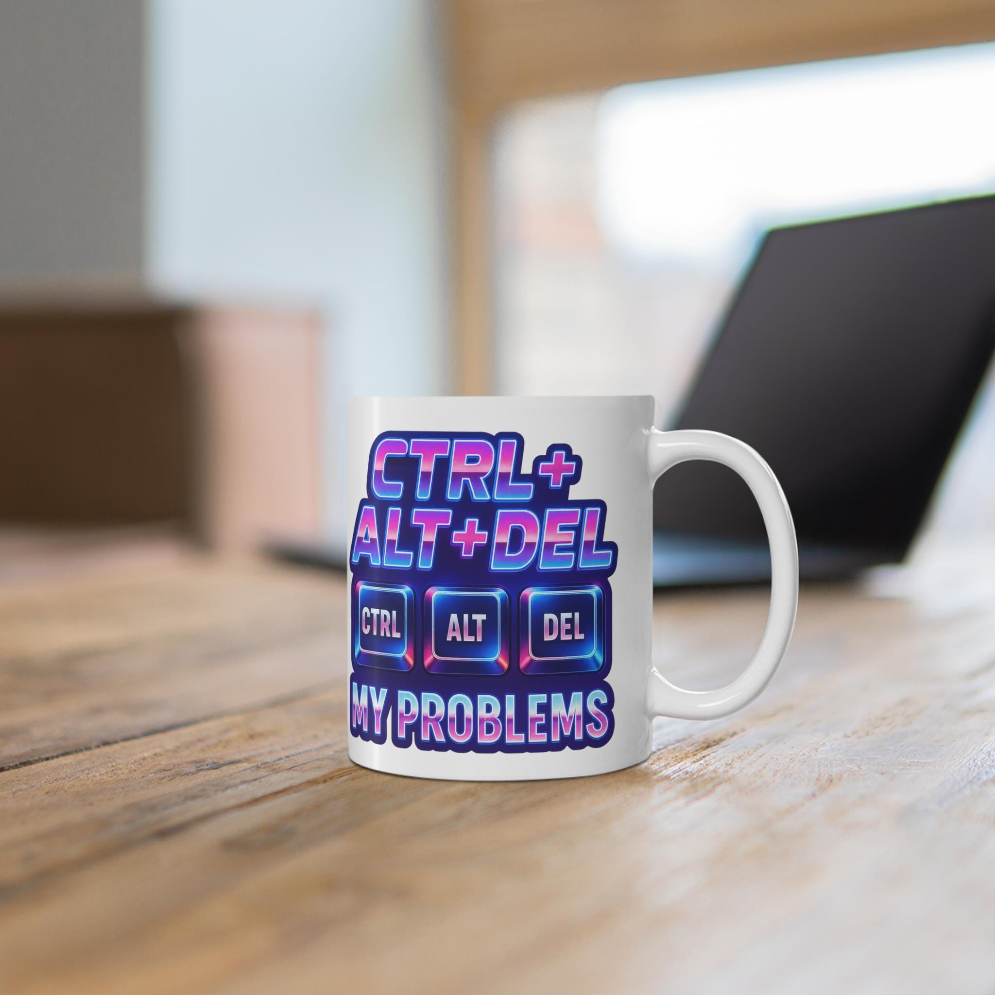 CTRL ALT DEL Coffee Mug: Funny Gamer & Programmer Gift