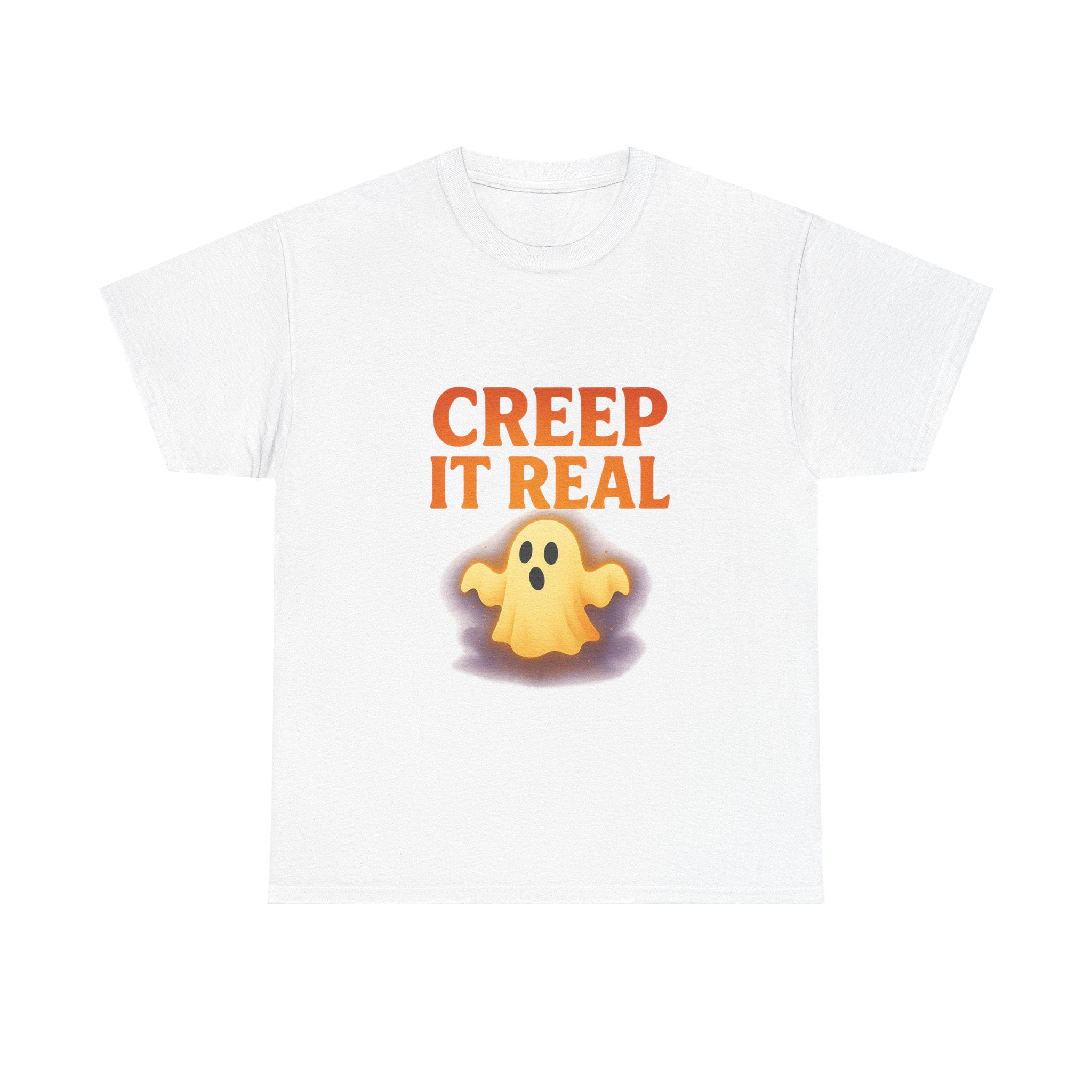 Creep It Real Halloween T-Shirt: Funny Ghost Costume Tee