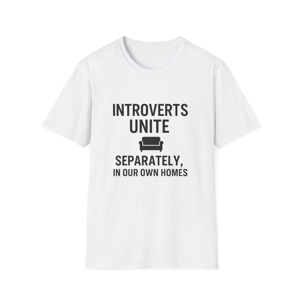 Funny Introvert T-Shirt: Sarcastic Humor, Social Anxiety Cotton Tee