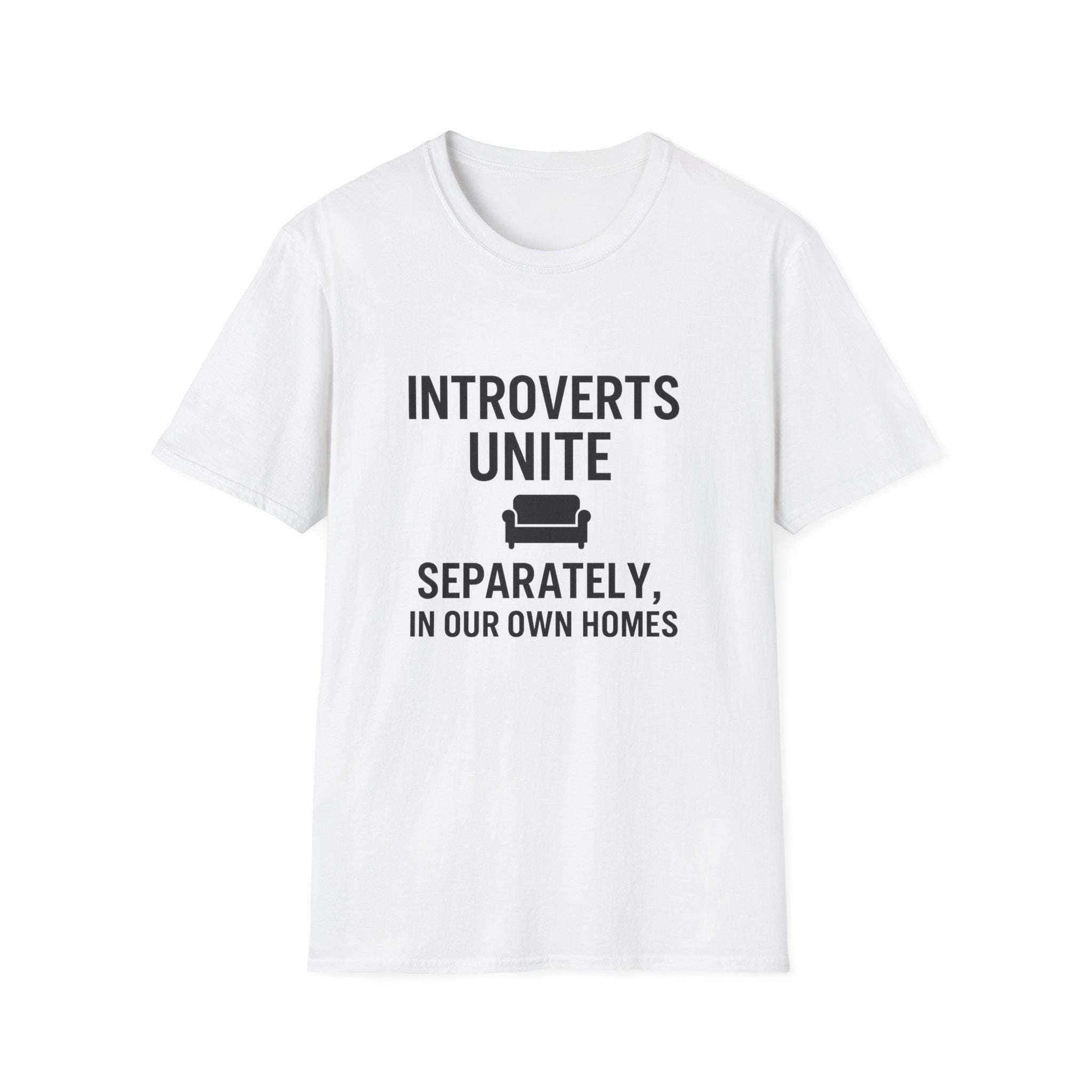 Funny Introvert T-Shirt: Sarcastic Humor, Social Anxiety Cotton Tee