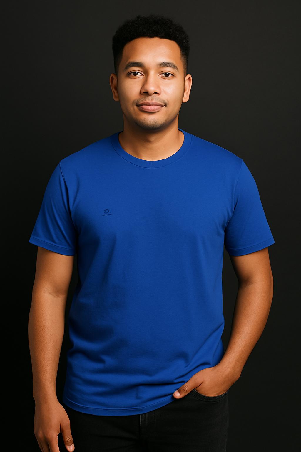 Minimalist Cotton Logo T-Shirt - Unisex Modern Tee