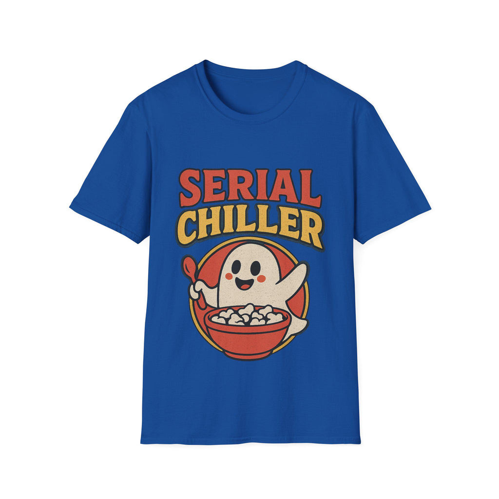 Serial Chiller Halloween T-Shirt: Funny Ghost Cereal Parody