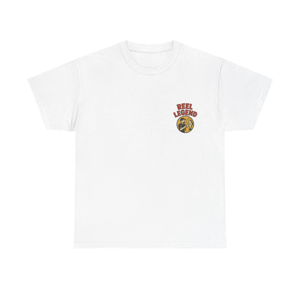 Funny Fishing Club T-Shirt: Master Baiter, Reel Legend - Distressed Cotton Tee