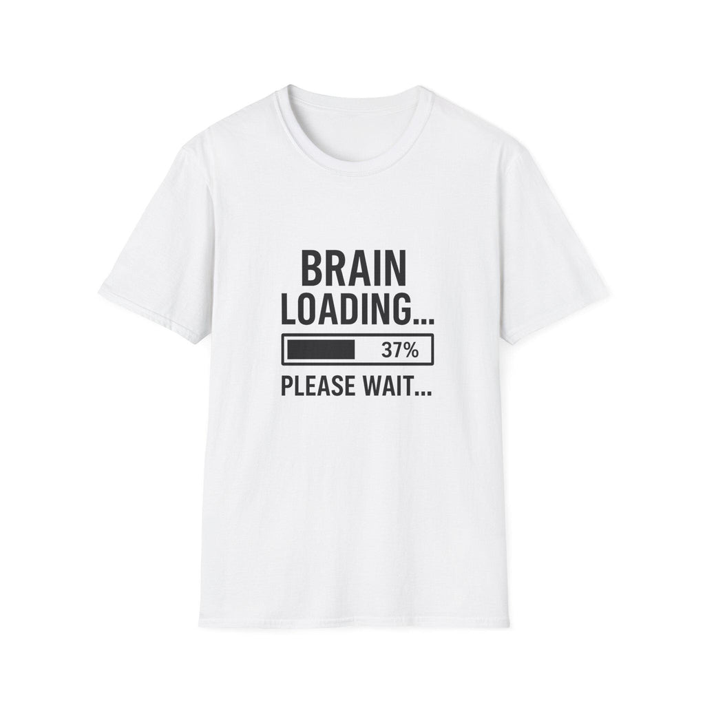 Brain Loading T-Shirt: Funny Geek Gamer Unisex Tee