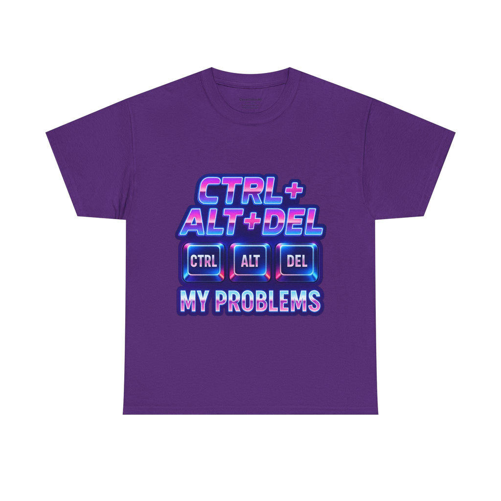 CTRL ALT DEL T-Shirt: Funny Tech Humor Graphic Tee
