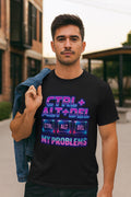 CTRL ALT DEL T-Shirt: Funny Tech Humor Graphic Tee
