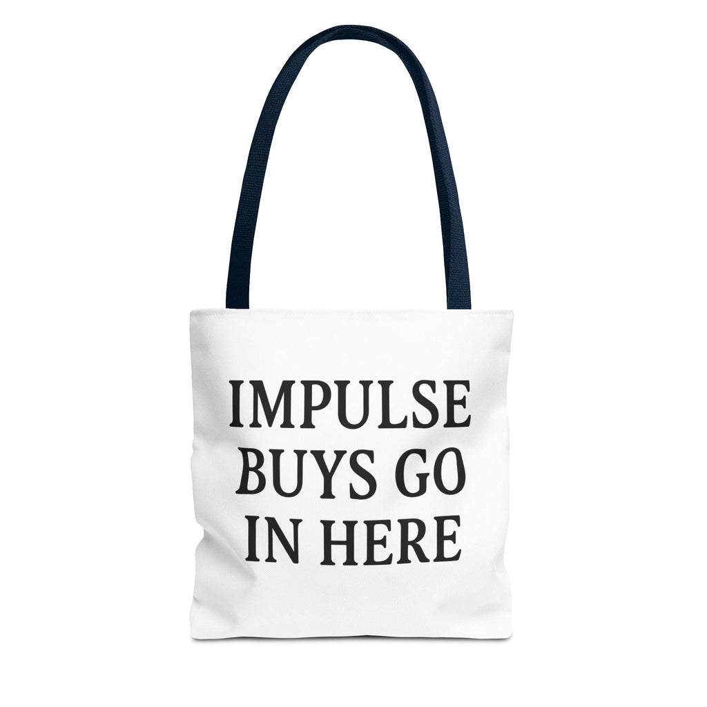 Impulse Buys Tote Bag | Funny Reusable Shopping Bag | Eco-Friendly Grocery Gift