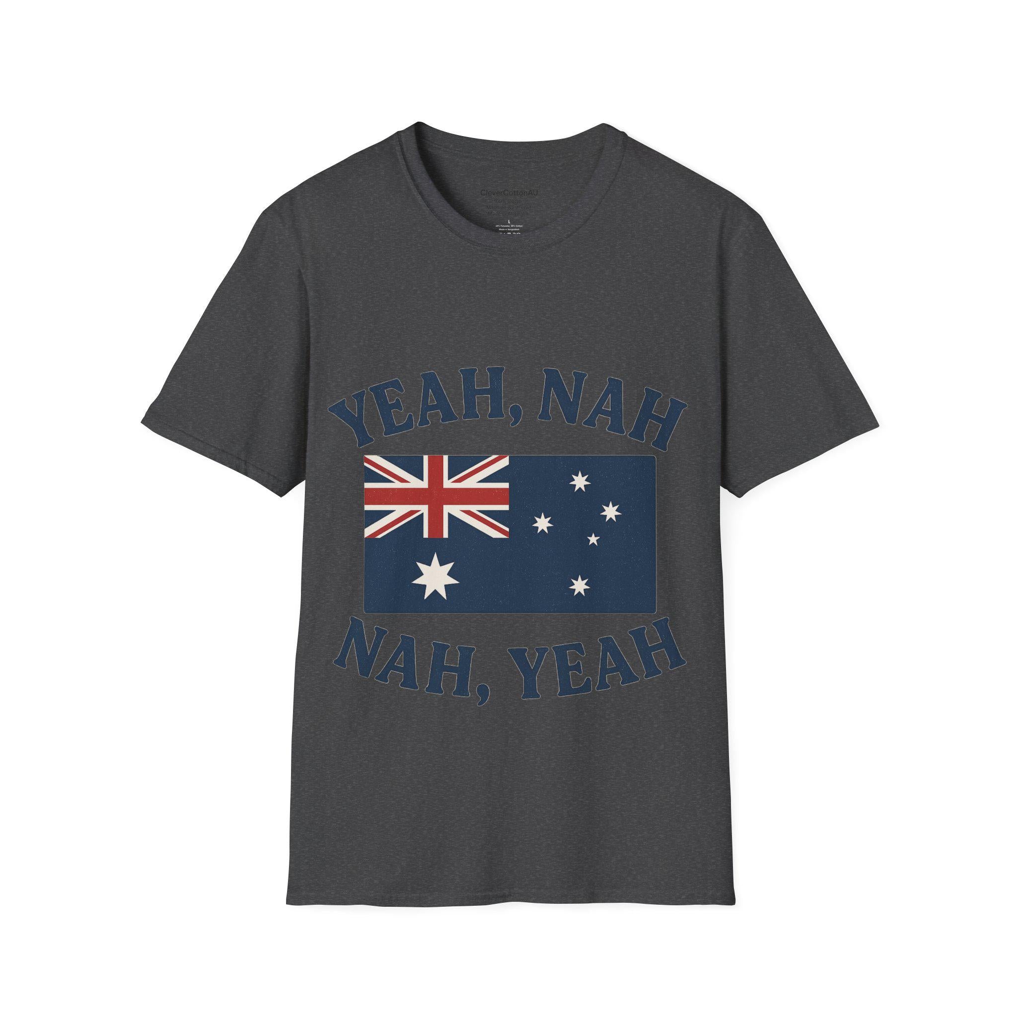 Yeah Nah Aussie Slang T-Shirt, Funny Australian Tee