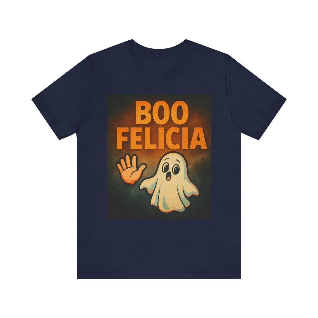 Halloween Ghost Tee, Funny Spooky Shirt, Sassy Party Top, Unisex Jersey Short Sleeve Tee