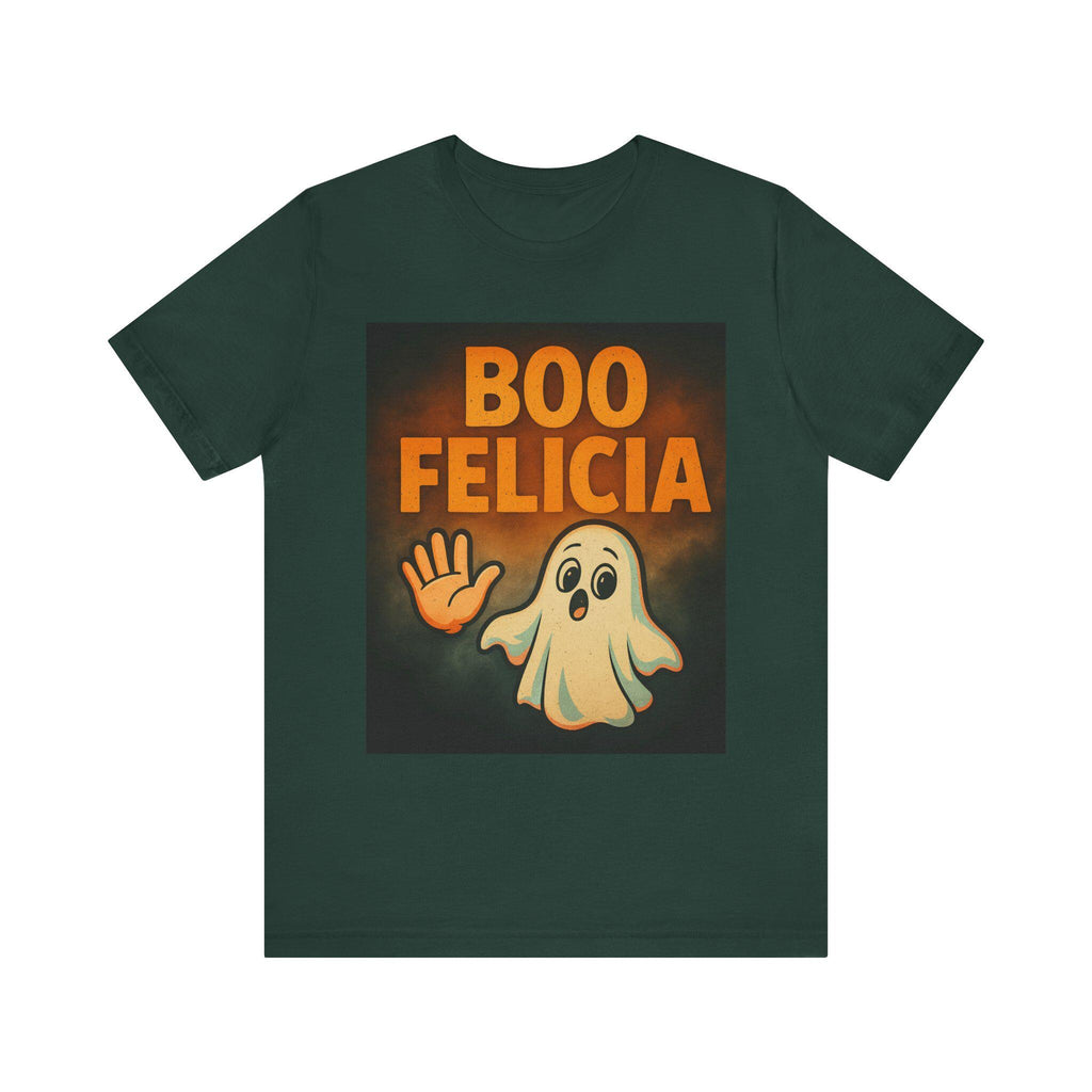 Halloween Ghost Tee, Funny Spooky Shirt, Sassy Party Top, Unisex Jersey Short Sleeve Tee