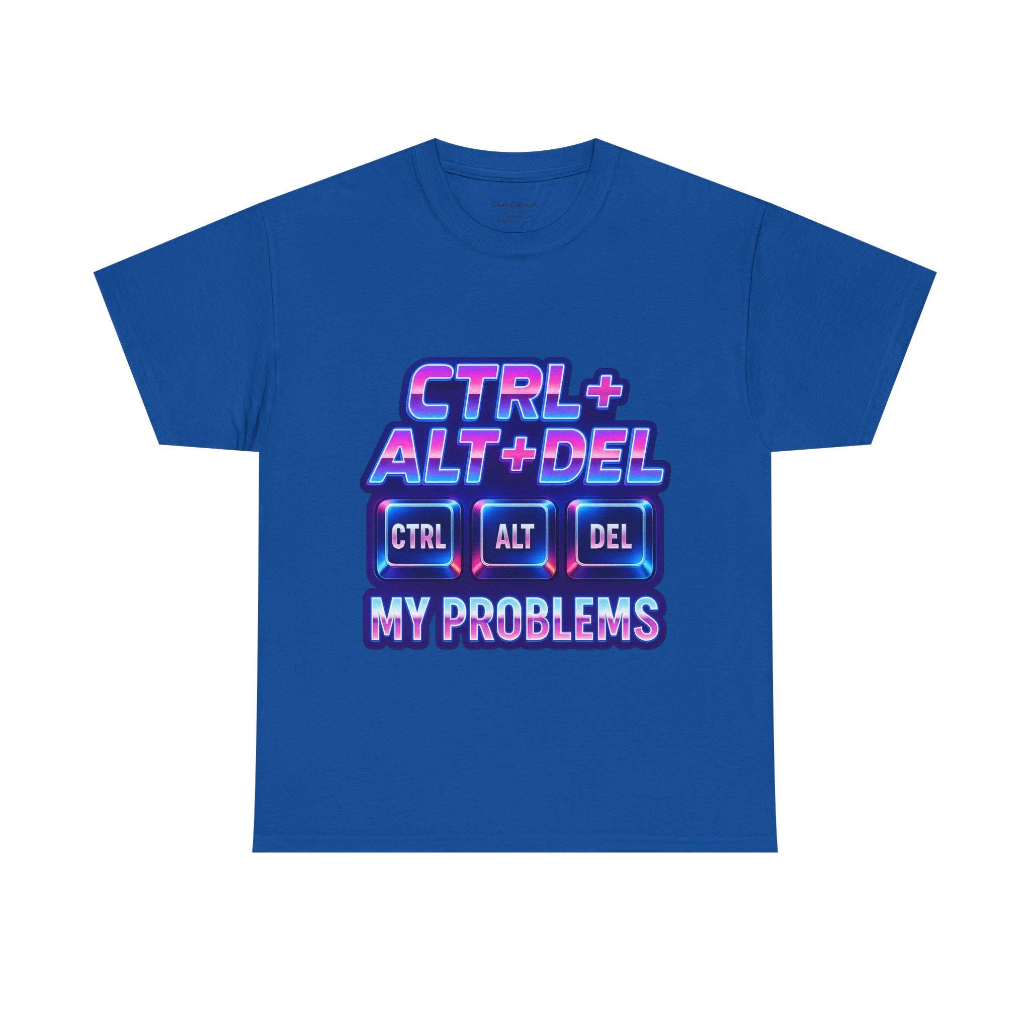 CTRL ALT DEL T-Shirt: Funny Tech Humor Graphic Tee