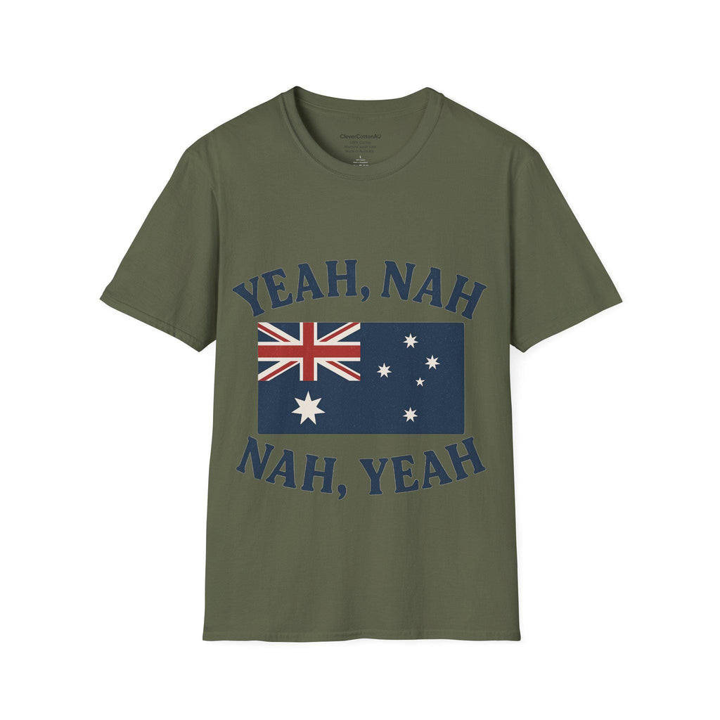 Yeah Nah Aussie Slang T-Shirt, Funny Australian Tee