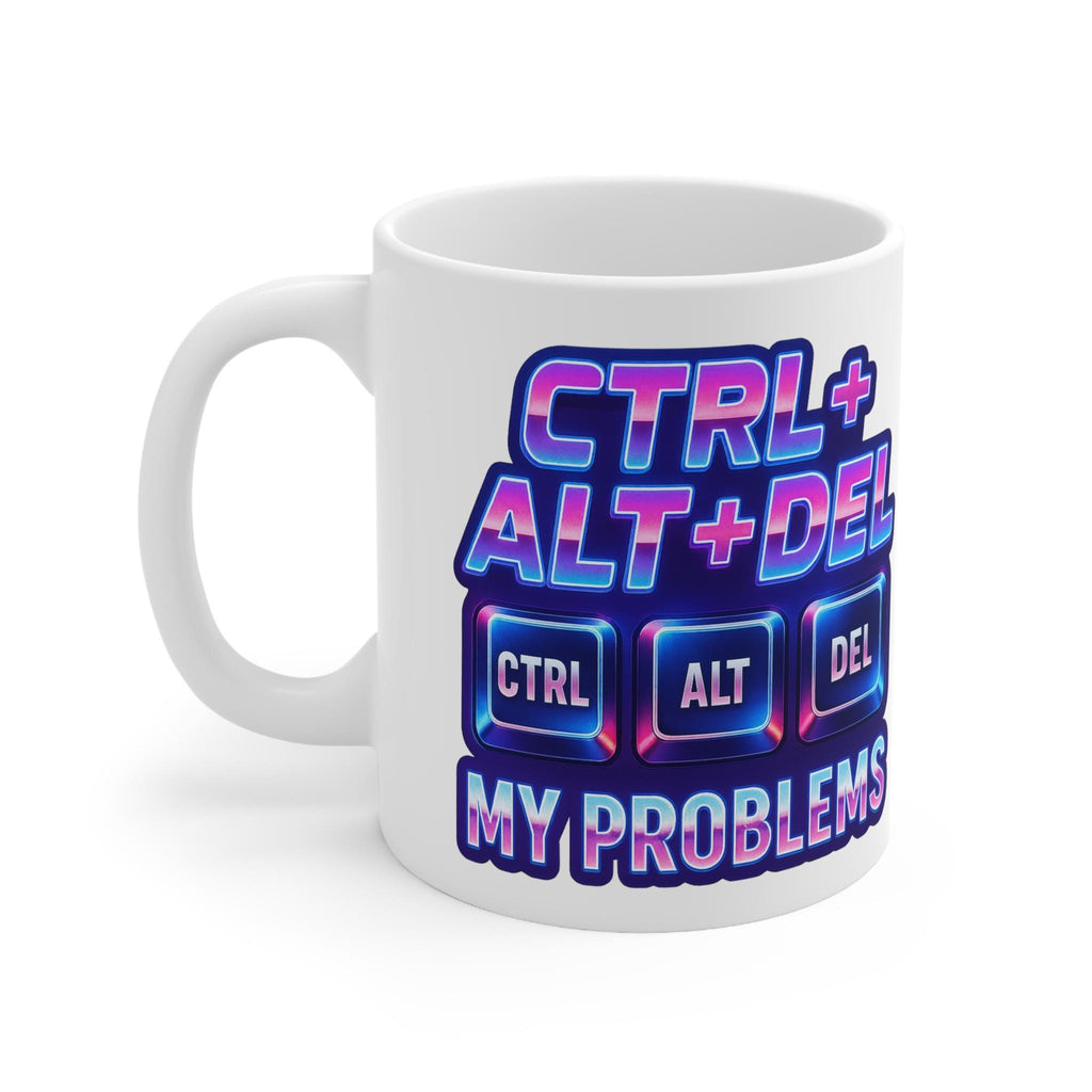 CTRL ALT DEL Coffee Mug: Funny Gamer & Programmer Gift
