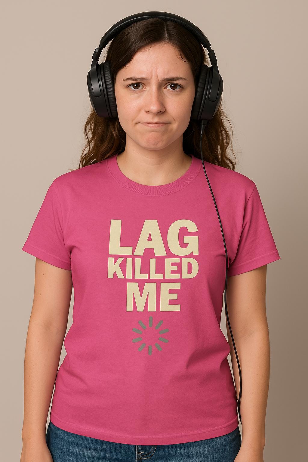 Lag Killed Me T-Shirt: Funny Retro Gamer Tee