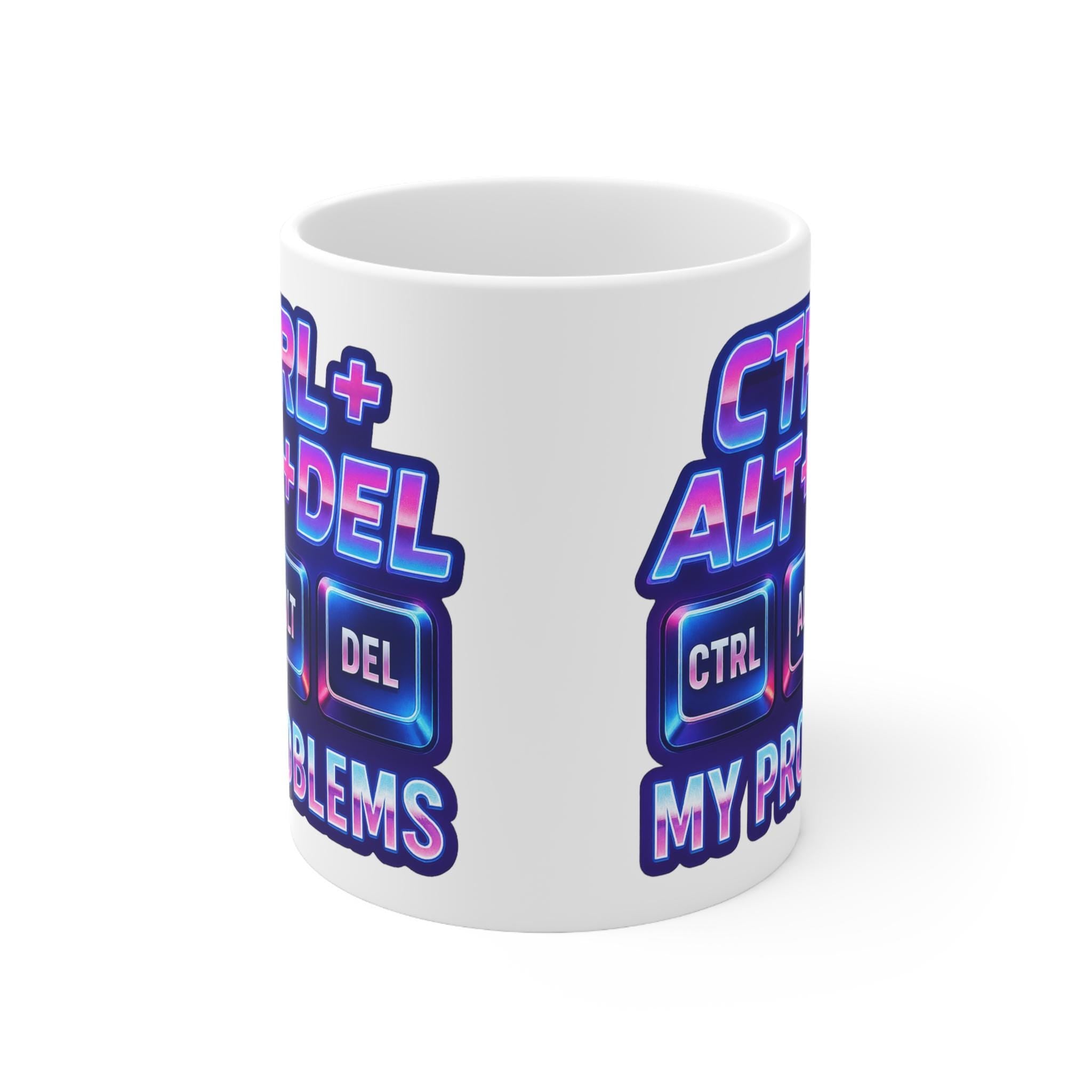 CTRL ALT DEL Coffee Mug: Funny Gamer & Programmer Gift