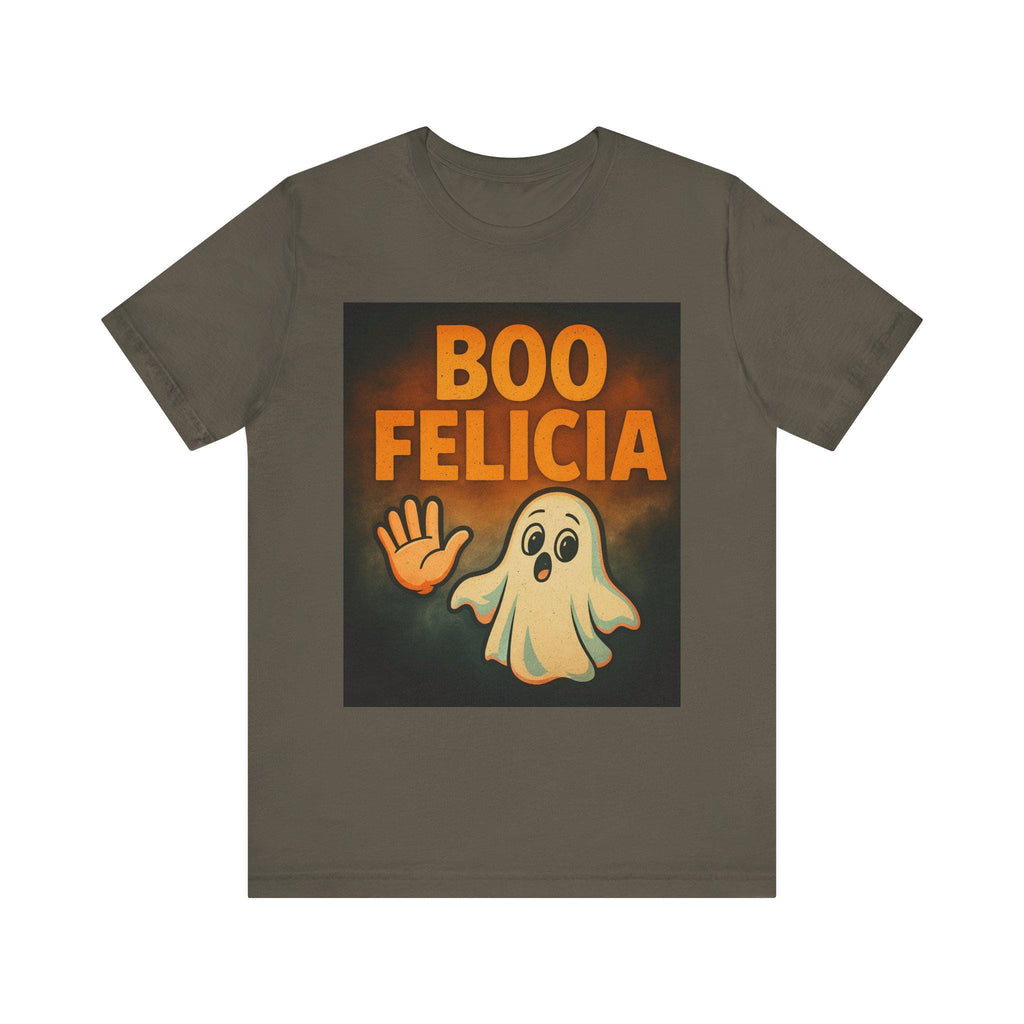 Halloween Ghost Tee, Funny Spooky Shirt, Sassy Party Top, Unisex Jersey Short Sleeve Tee