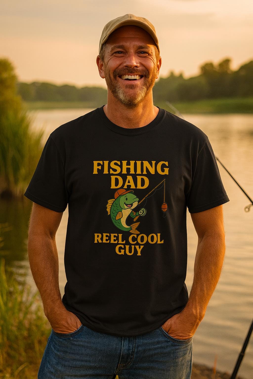 Reel Guy Fishing Dad T-Shirt – Funny Father's Day Gift