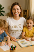 Chaos Coordinator T-Shirt | Funny Mom Life 100% Cotton Tee