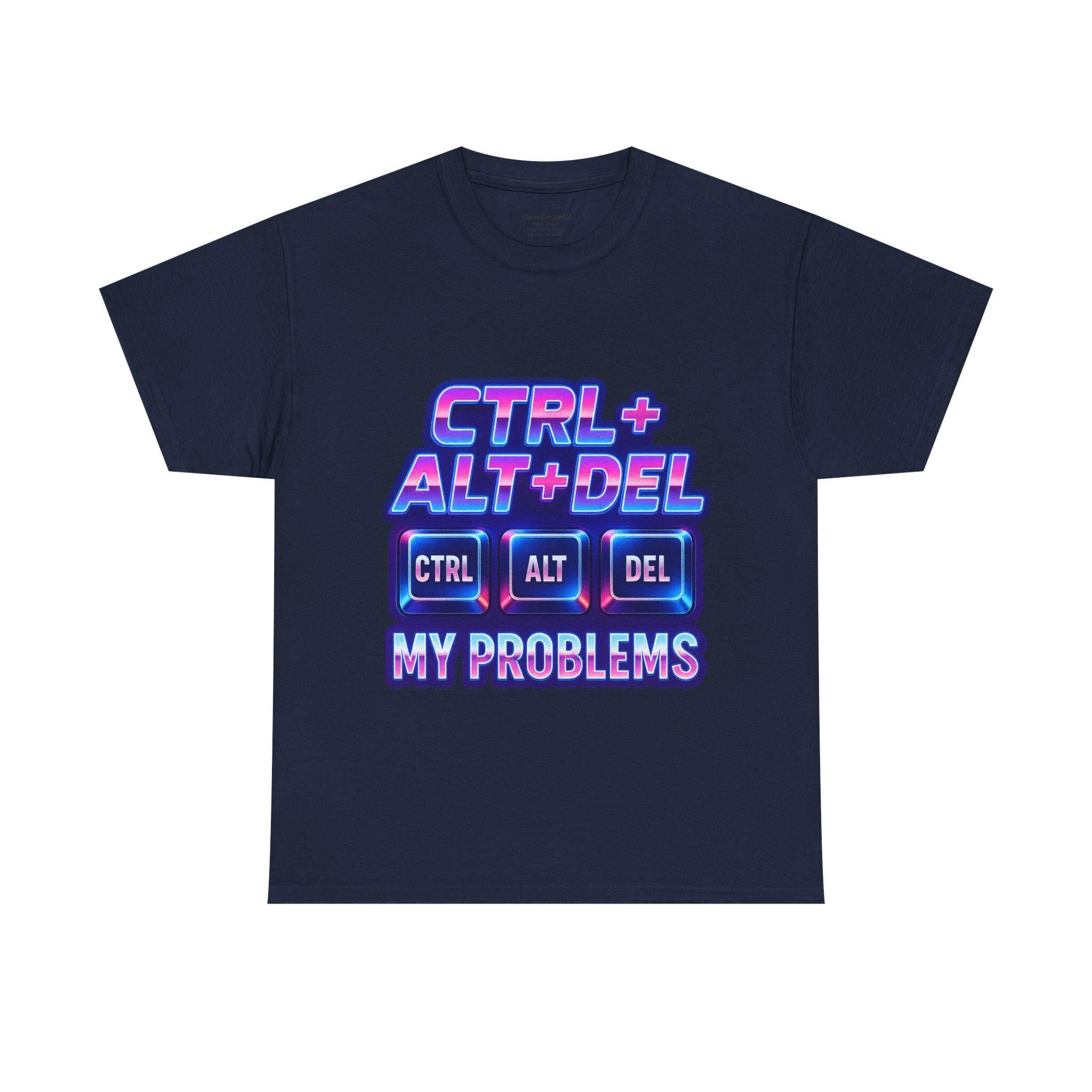 CTRL ALT DEL T-Shirt: Funny Tech Humor Graphic Tee