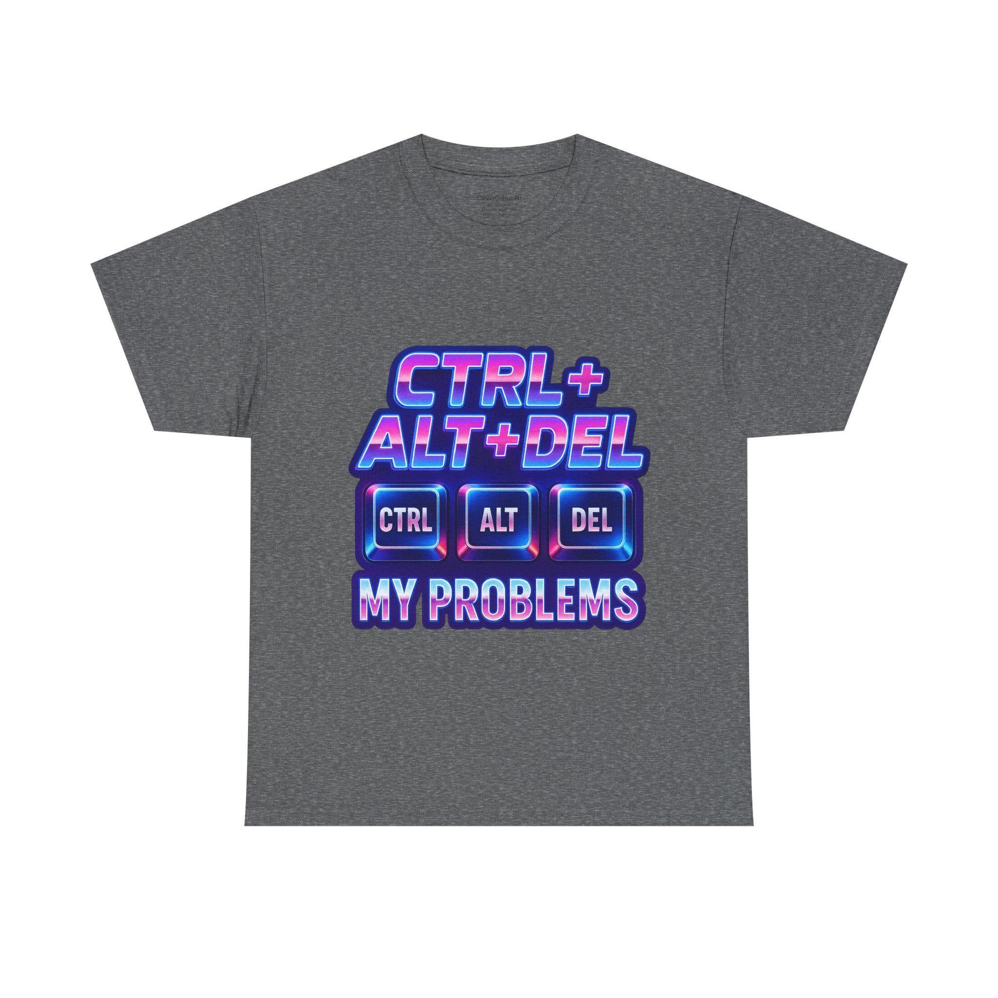 CTRL ALT DEL T-Shirt: Funny Tech Humor Graphic Tee