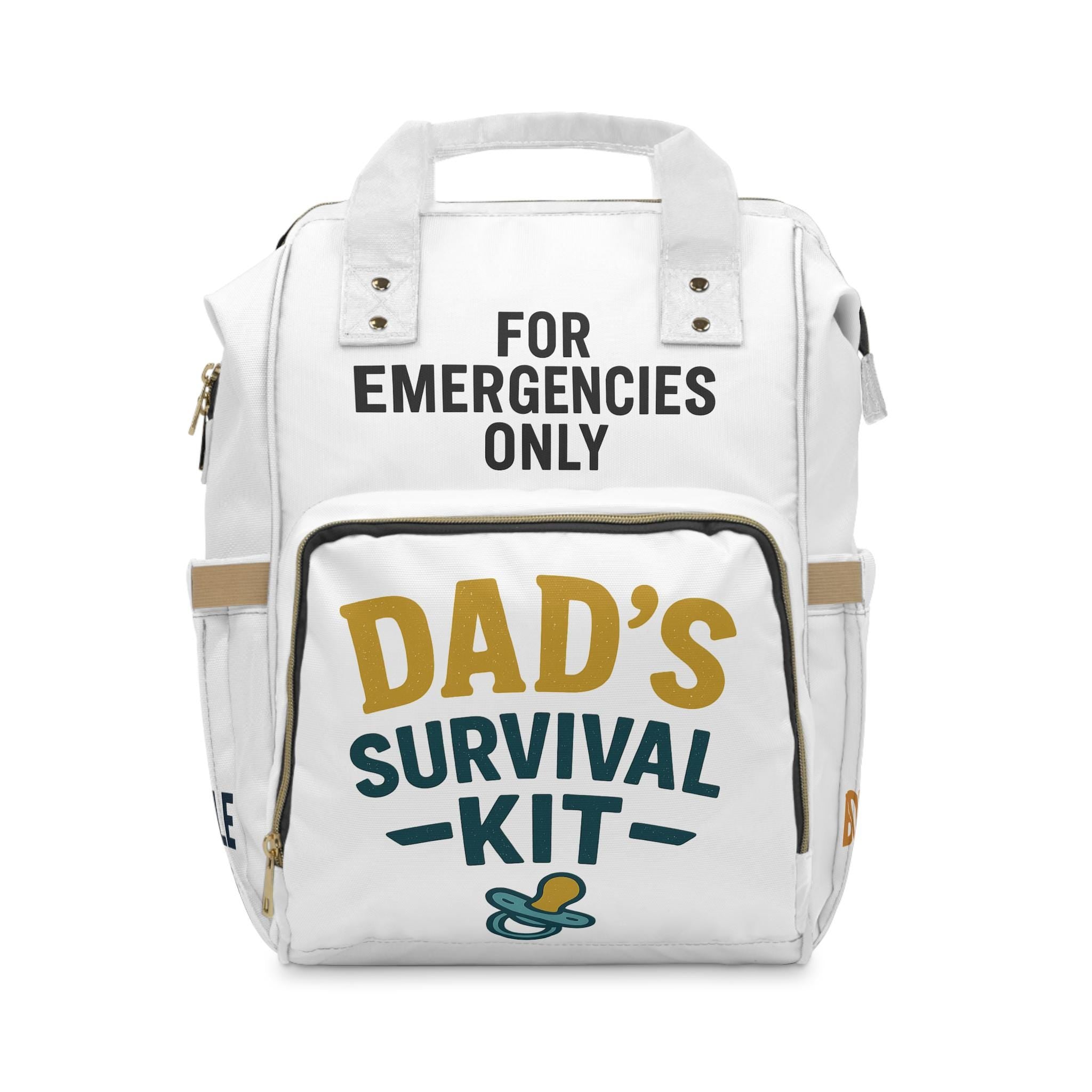 Dad Diaper Backpack: Funny Survival Kit Nappy Bag