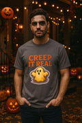 Creep It Real Halloween T-Shirt: Funny Ghost Costume Tee