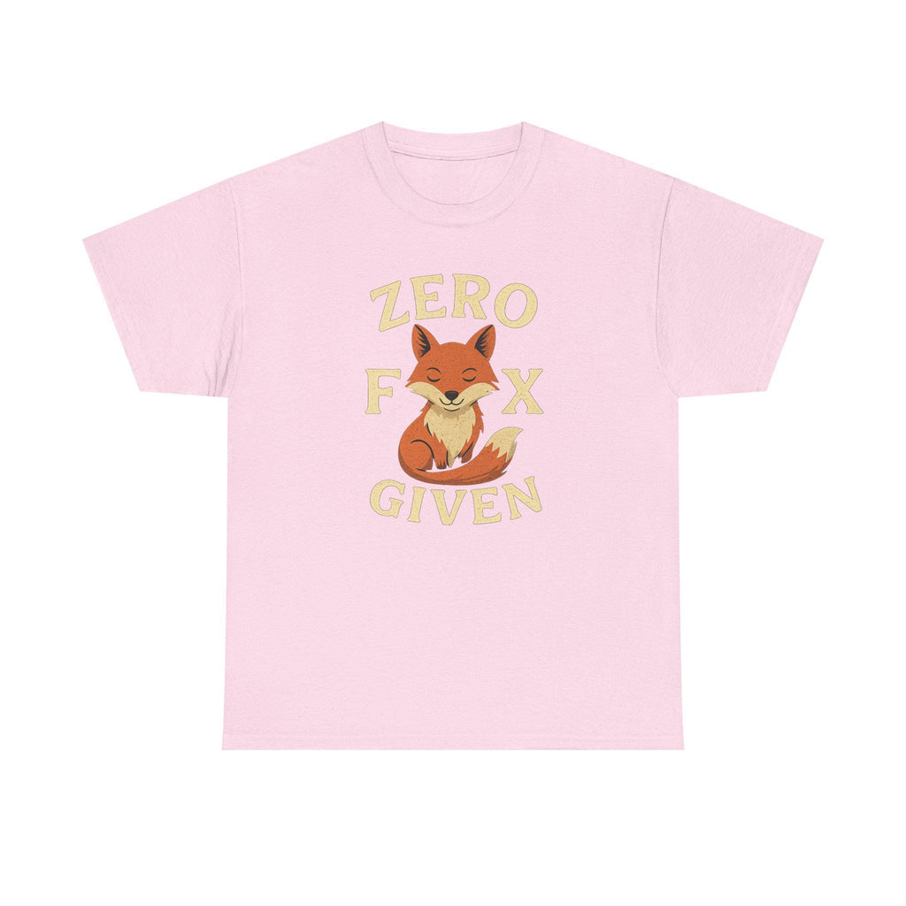 Zero Fox Given T-Shirt: Funny Sarcastic Graphic Tee, Animal Pun