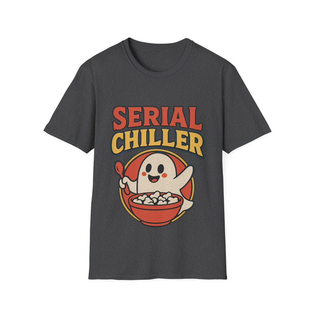 Serial Chiller Halloween T-Shirt: Funny Ghost Cereal Parody