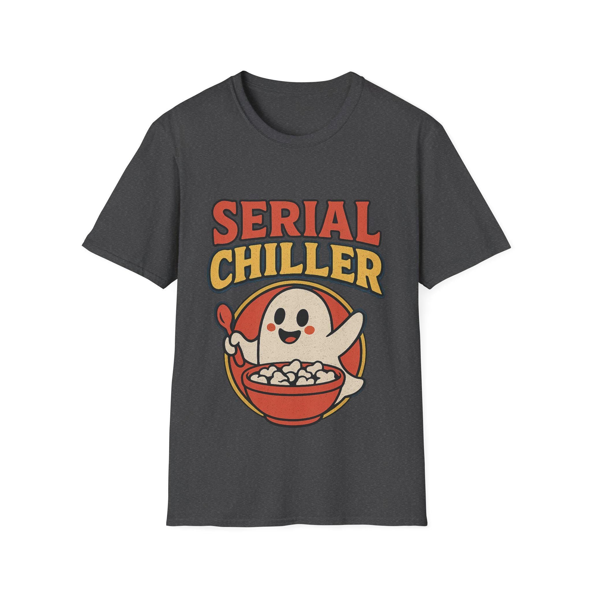 Serial Chiller Halloween T-Shirt: Funny Ghost Cereal Parody