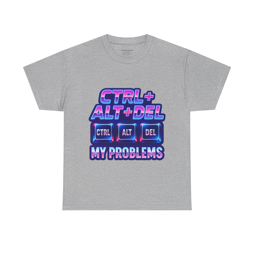 CTRL ALT DEL T-Shirt: Funny Tech Humor Graphic Tee